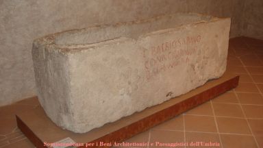 sarcophagus of Lucio bæbio sabino